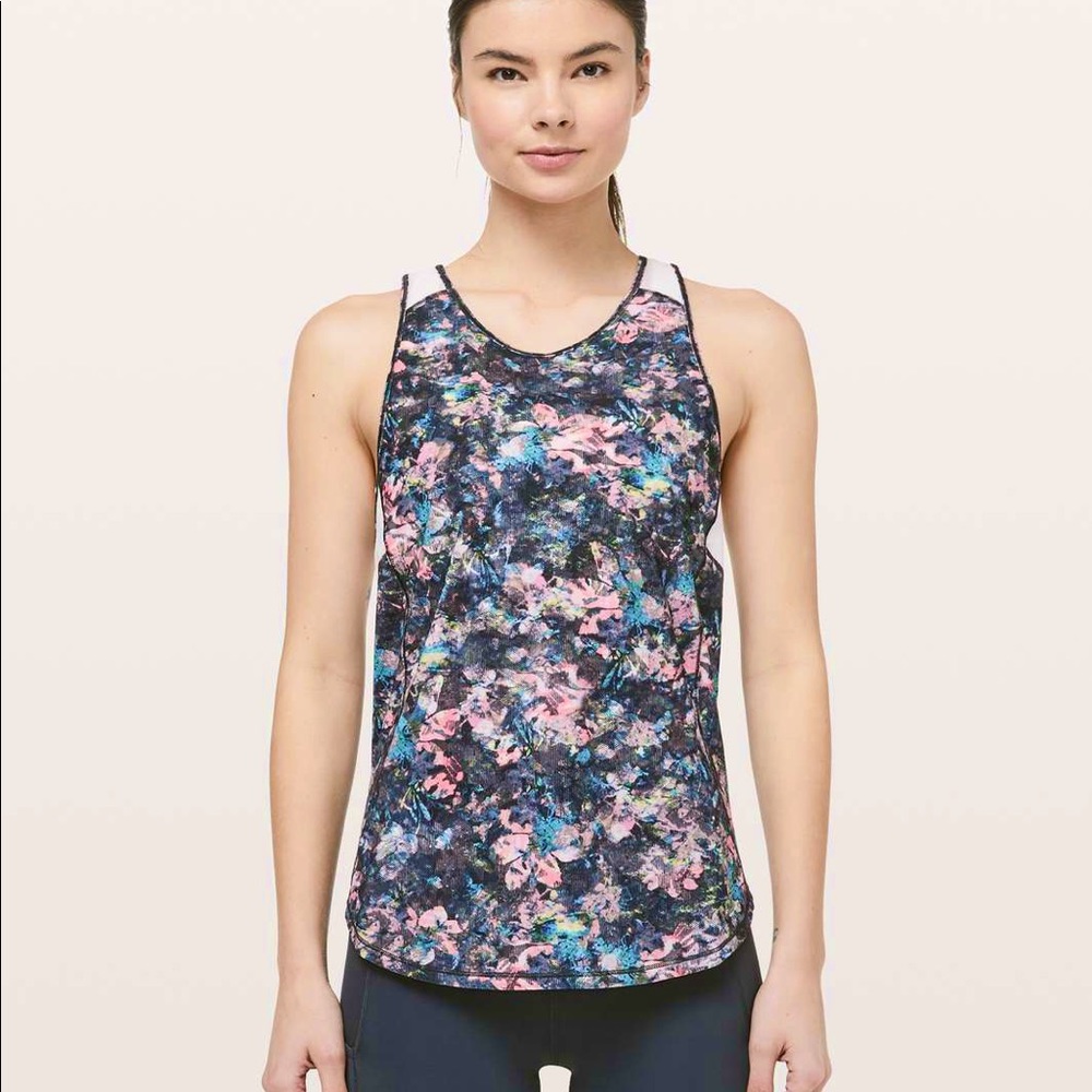 Lululemon Sculpt Tank II Floral
